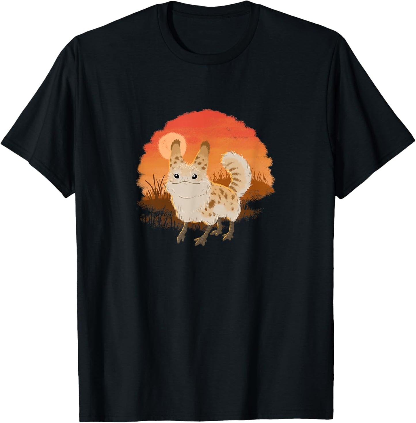 Star Wars: Ahsoka Loth-Cat Fluffy Sunset Vignette Portrait T-Shirt - T-Shirt | Black