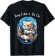 Tai Chi Cat, Keep Calm, funny Kitten, Ying Yang Balance T-Shirt - T-Shirt | Black