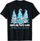 Gnome One Fights Alone Prostate Cancer Awareness Month T-Shirt - T-Shirt | Black