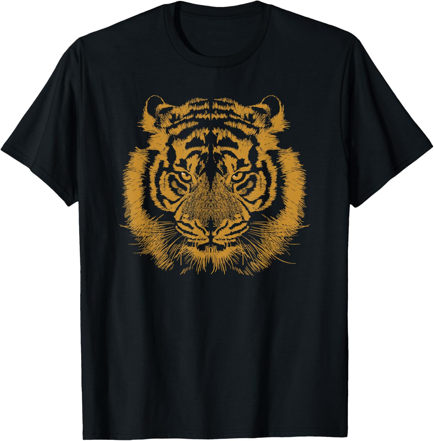 Tiger Face T-Shirt - T-Shirt | Black