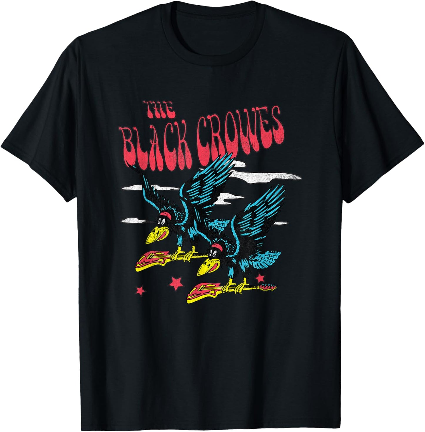 Official Black Crowes Flying Crowes T-Shirt - T-Shirt | Black