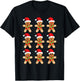 Gingerbread Shirt Funny Cute Christmas Gingerbread Man T-Shirt - T-Shirt | Black