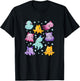 Dumbo Octopus, Cute Octopus Gift, Cute Watercolor Octopuses T-Shirt - T-Shirt | Black