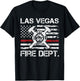 Las Vegas Nevada Fire Department Thin Red Line Fireman T-Shirt - T-Shirt | Black