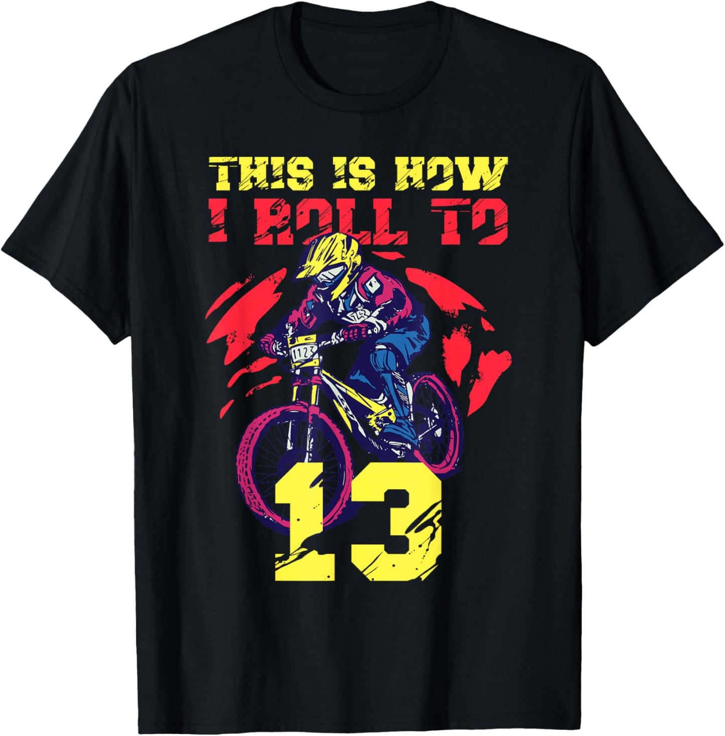 This Is How I Roll To 13 T-Shirt - T-Shirt | Black