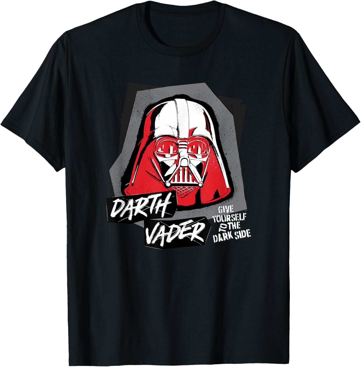 Star Wars Darth Vader Helmet Give Yourself to the Dark Side T-Shirt - T-Shirt | Black