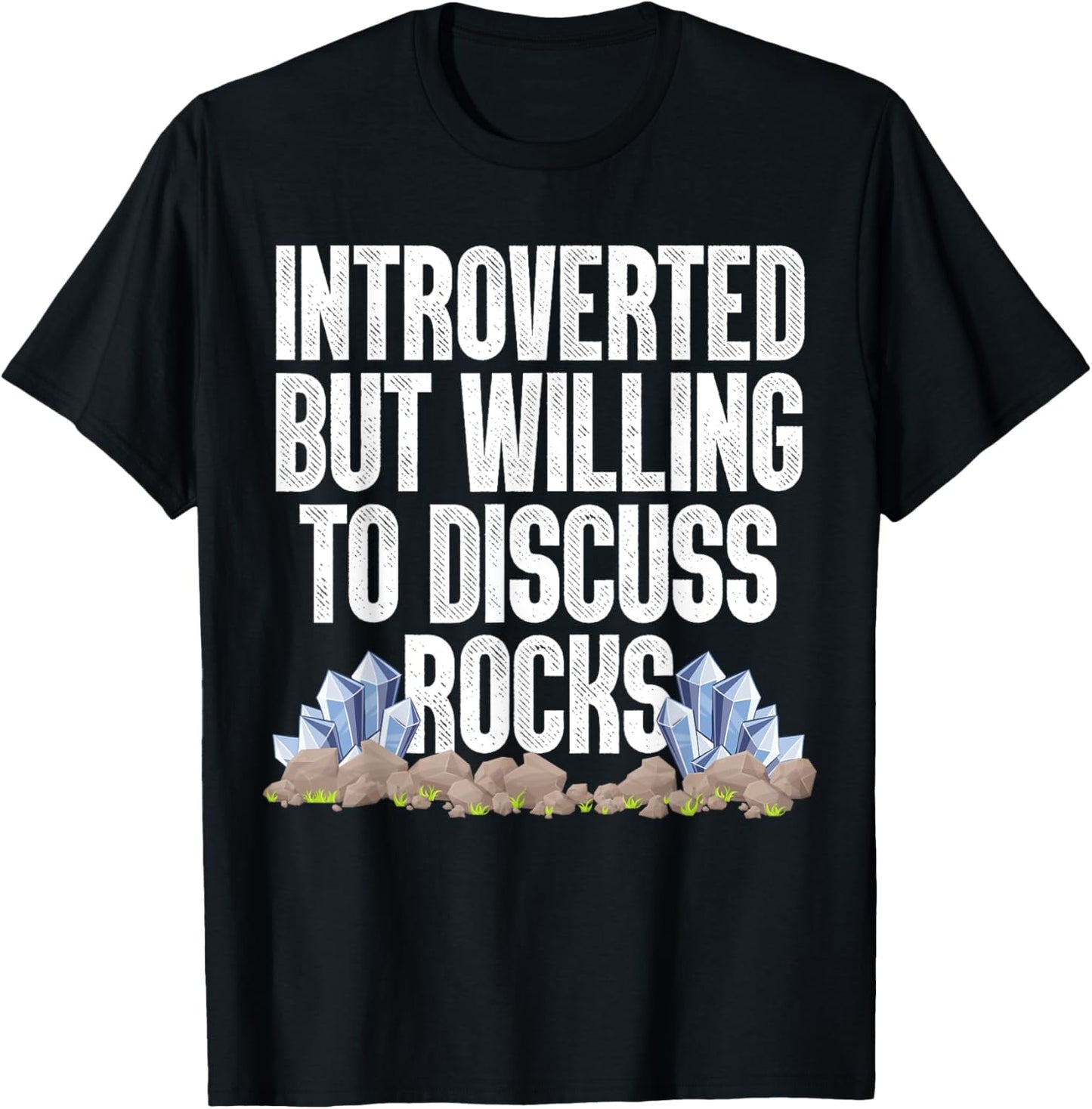 Cool Rock Collector Art Women Kids Geology Rockhound T-Shirt - T-Shirt | Black