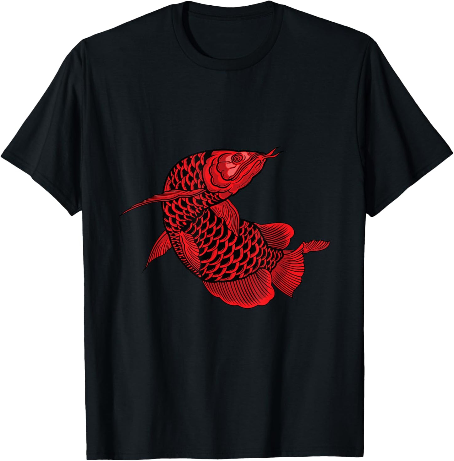 Aquarium Fish Farmers Aquarist Aquaristics Fish Arowana T-Shirt - T-Shirt | Black