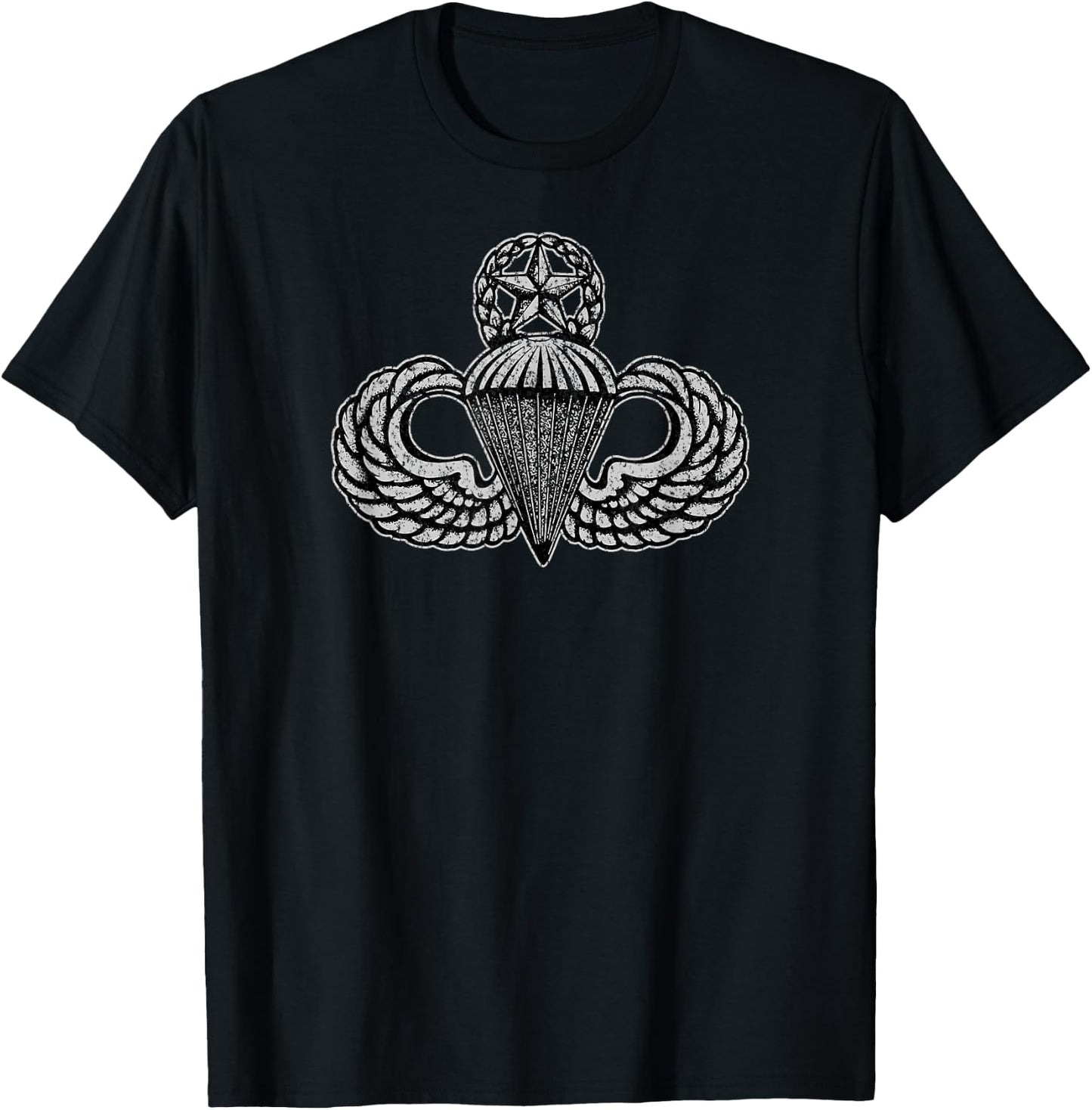 American Marauder: Army Master Blaster Jumpmaster Wings T-Shirt - T-Shirt | Black