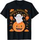Happy Halloween -y Cute Boys and Girls Costume as a Ghost T-Shirt - T-Shirt | Black