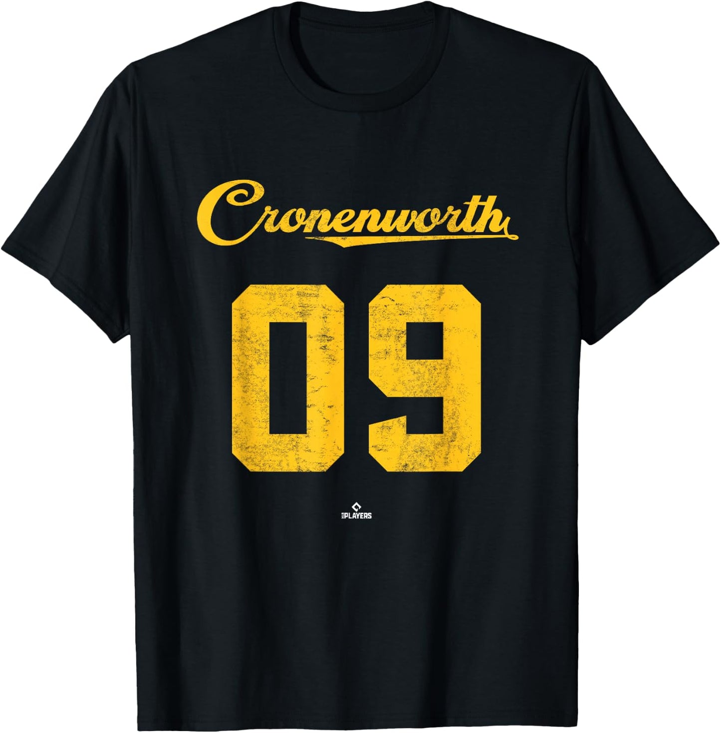 Jake Cronenworth 09 Jake Cronenworth San Diego MLBPA T-Shirt - T-Shirt | Black