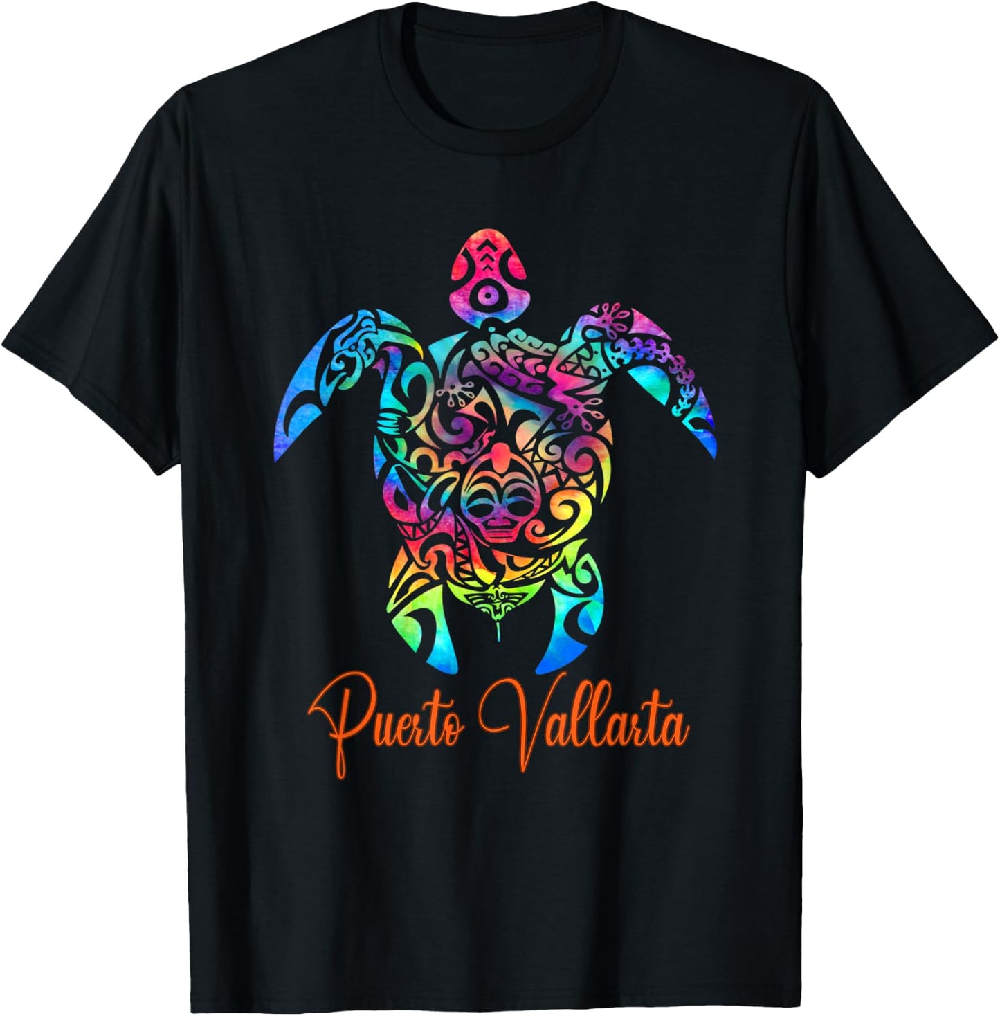 Puerto Vallarta Sea Turtle Family Vacation Summer 2025 T-Shirt - T-Shirt | Black