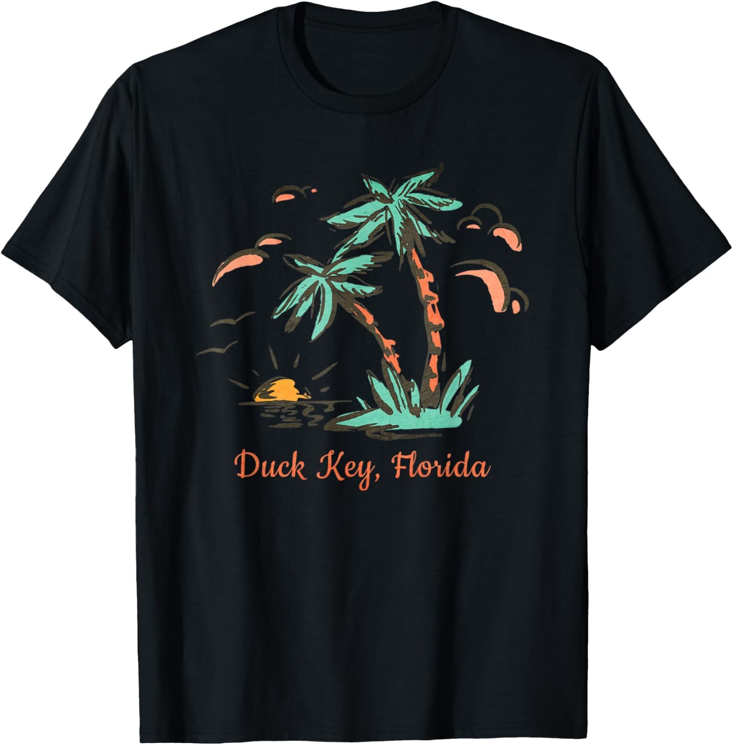 Duck Key Florida Keys T-Shirt - T-Shirt | Black