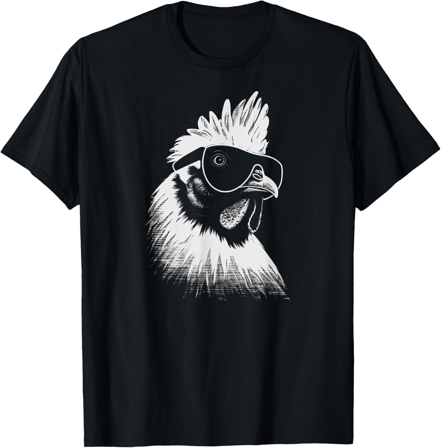 Funny Chicken cool Graffiti Urban art street T-Shirt - T-Shirt | Black