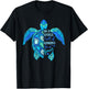 In A World Full Of Grandmas Be A Grammy Turtle Mother's Day T-Shirt - T-Shirt | Black