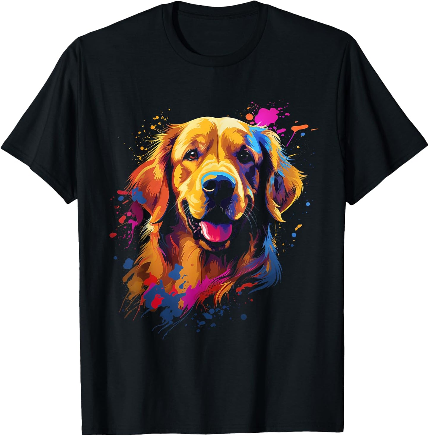 Golden Retriever Puppy T-Shirt - T-Shirt | Black