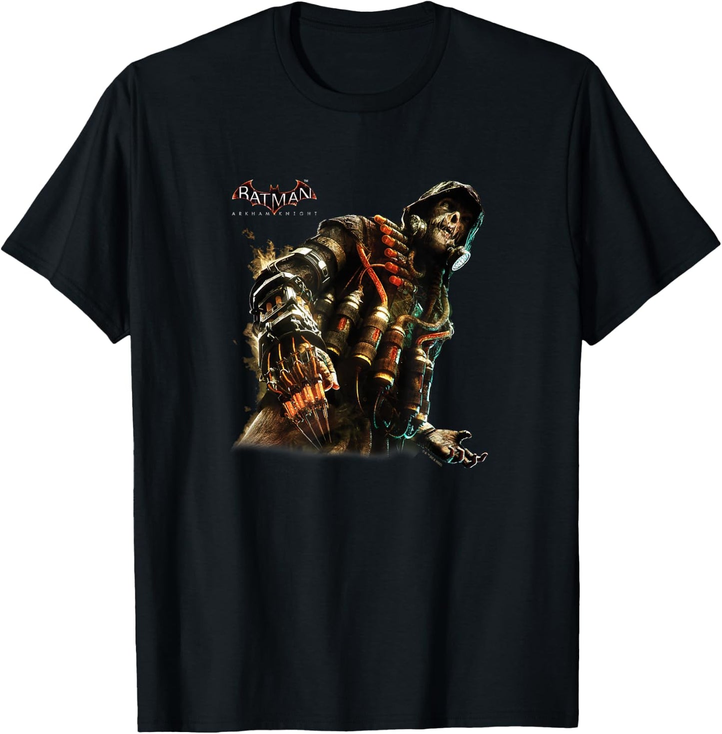 Batman: Arkham Knight Scarecrow Menacing Supervillain Poster T-Shirt - T-Shirt | Black