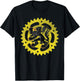 Cyclist for Belgium Cycling or Roubaix bike or Bike Coffee T-Shirt - T-Shirt | Black