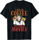I Run On Coffee And Horror Movies Scary Films Horror Movie T-Shirt - T-Shirt | Black