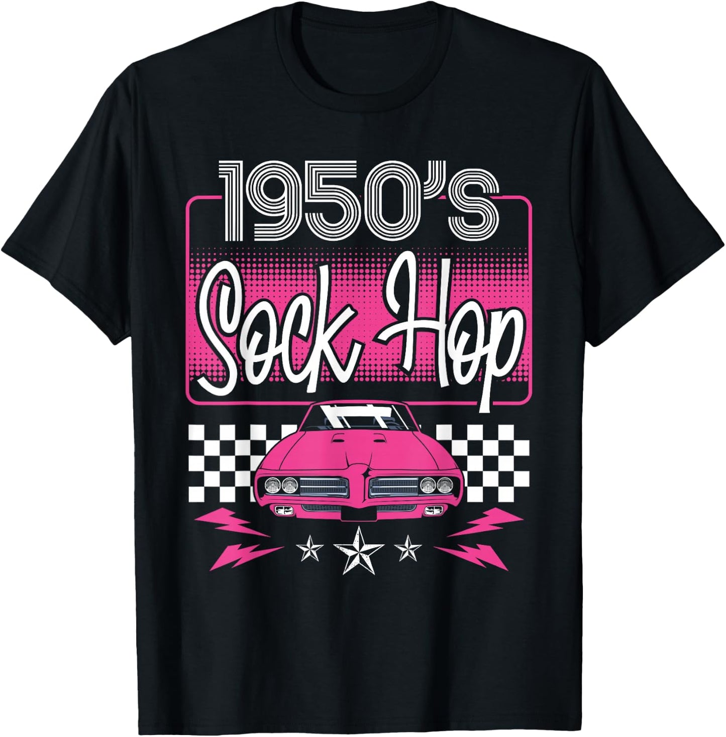1950's Sock Hop 50S Sock Hop T-Shirt - T-Shirt | Black