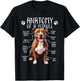 Funny Anatomy Pitbull Dog Cute Pittie Lover Pit Bull Owner Men Women Girls Kids T-Shirt - T-Shirt | Black