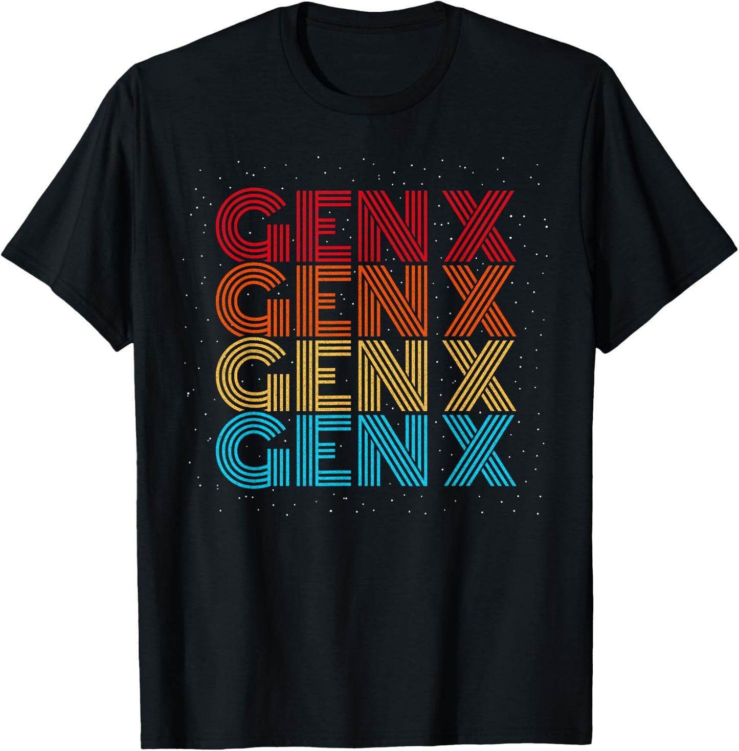 Generation X - Gen Xer - Gen X Retro Vintage 80s - Gen X T-Shirt - T-Shirt | Black