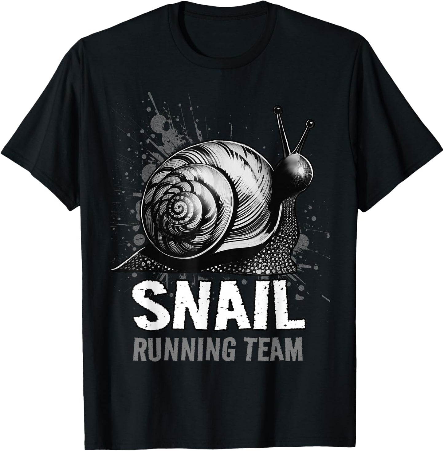 Snail Running Team T-Shirt - T-Shirt | Black