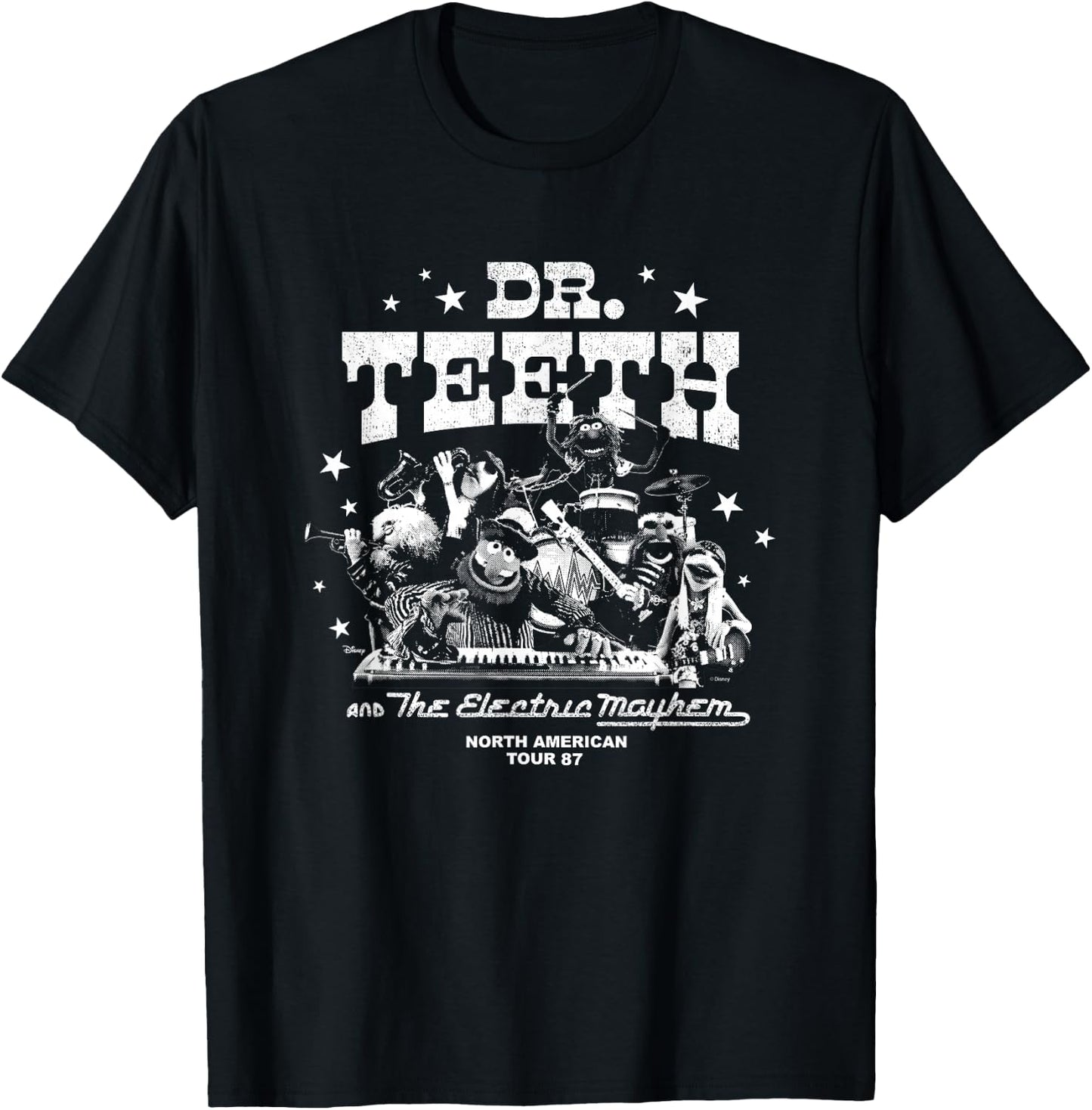 The Muppets - Dr Teeth T-Shirt - T-Shirt | Black