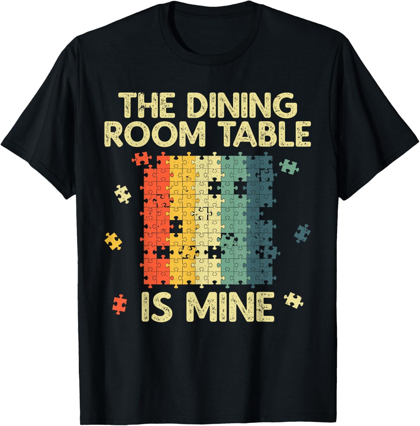 Funny Puzzle Design Women Kids Jigsaw Puzzle Lover T-Shirt - T-Shirt | Black