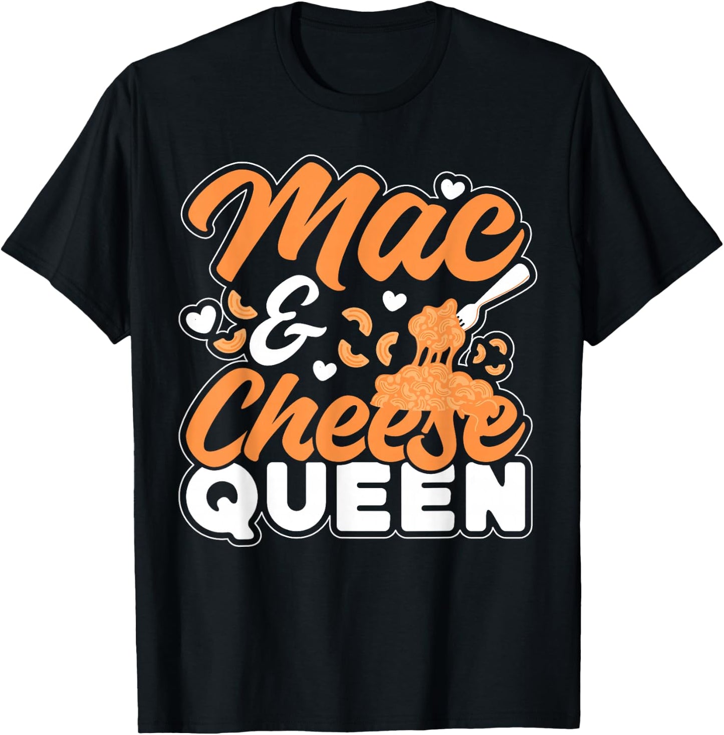Mac And Cheese Queen Mac & Cheese Queen T-Shirt - T-Shirt | Black