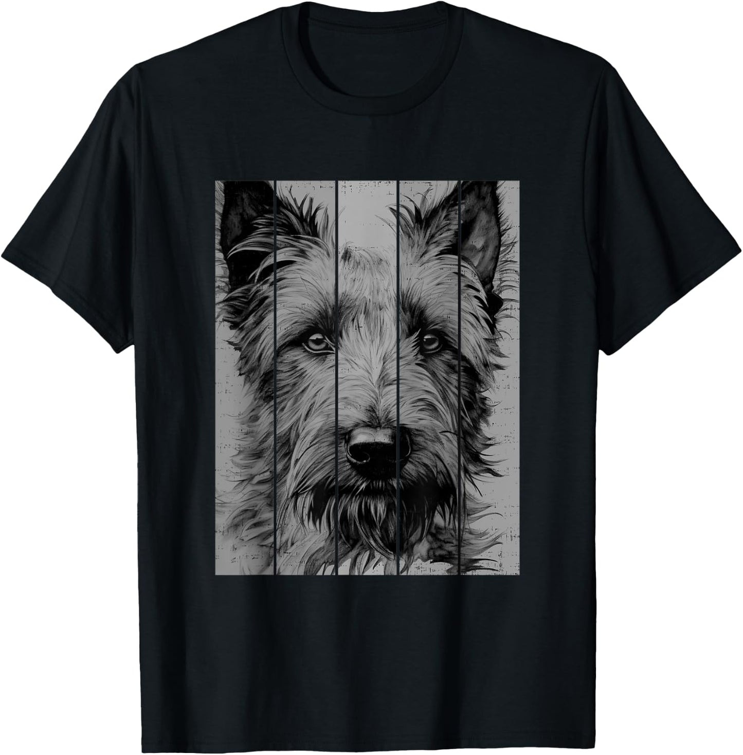 Cool Berger Picard Portrait Black And White Style T-Shirt - T-Shirt | Black