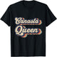 Funny Canasta Card Games Outfits Canasta Queen Vintage Designs Funny Canasta Card Game T-Shirt - T-Shirt | Black