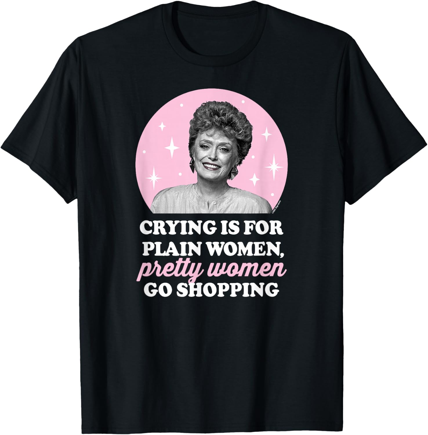 The Golden Girls - Blanche Pretty Women Go Shopping T-Shirt - T-Shirt | Black