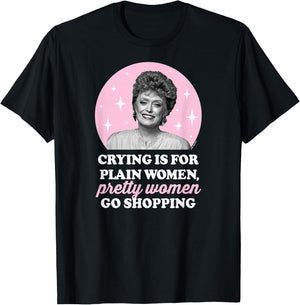 The Golden Girls - Blanche Pretty Women Go Shopping T-Shirt - T-Shirt | Black