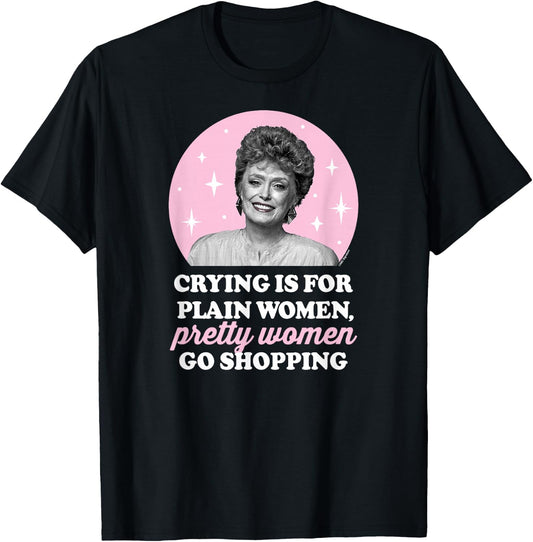 The Golden Girls - Blanche Pretty Women Go Shopping T-Shirt - T-Shirt | Black