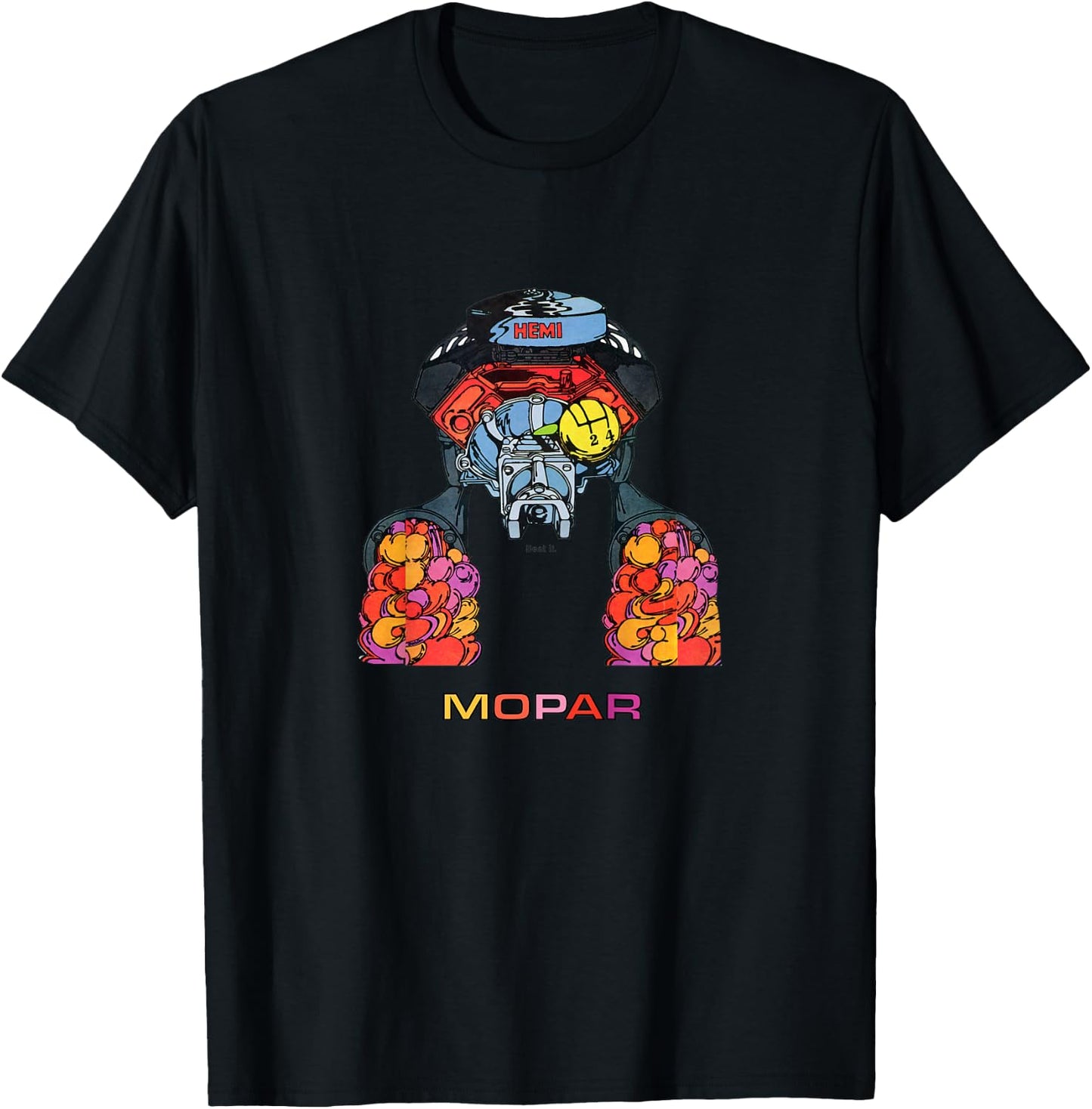 Mopar 426 Hemi Design T-Shirt - T-Shirt | Black