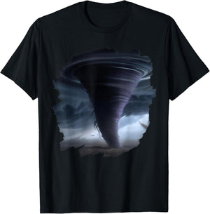 Tornado Storm Tornados Nature Weather Chaser Meteorologist T-Shirt - T-Shirt | Black
