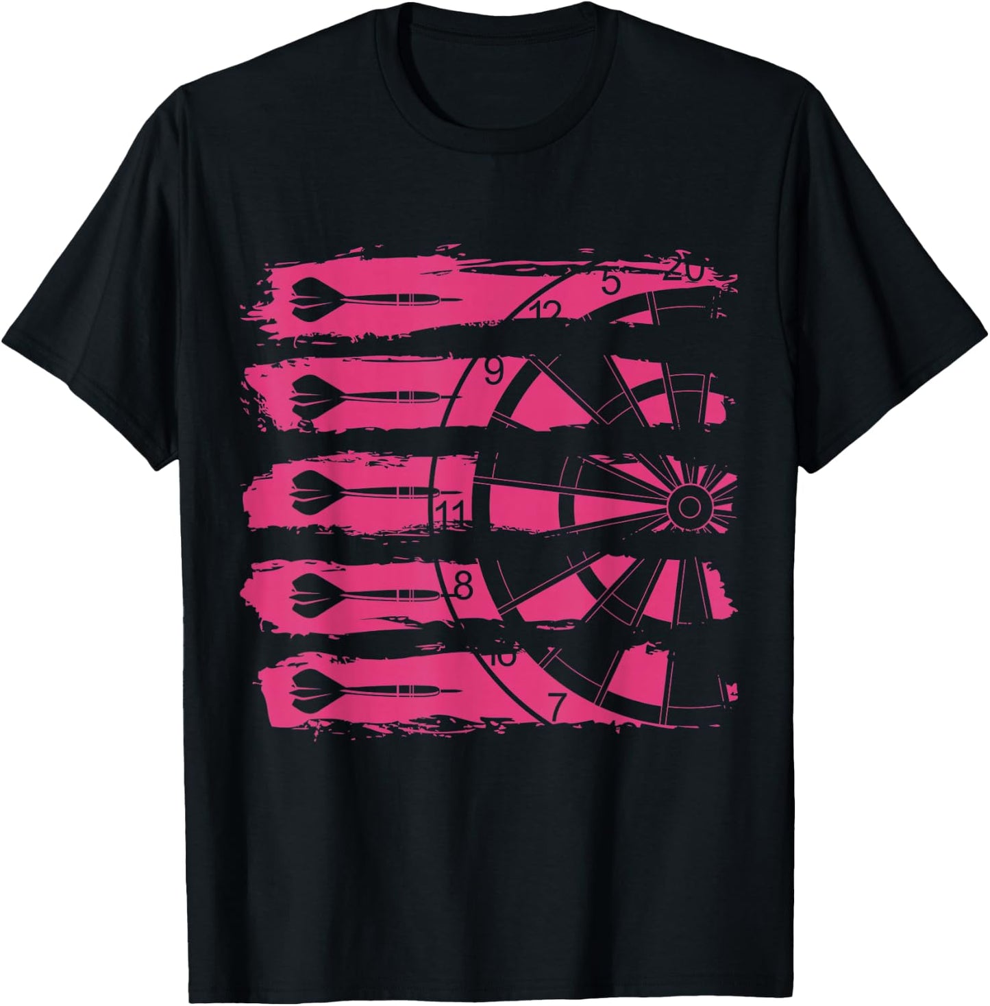 The Cool Dart Player Darts T-Shirt - T-Shirt | Black