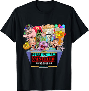 Jeff Dunham West Allis, WI (2023) T-Shirt - T-Shirt | Black