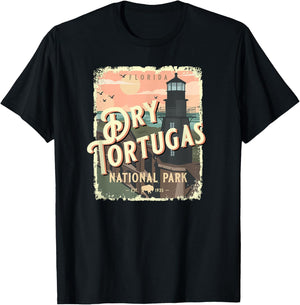 Dry Tortugas National Park Florida Keys Sea Coast Souvenir T-Shirt - T-Shirt | Black