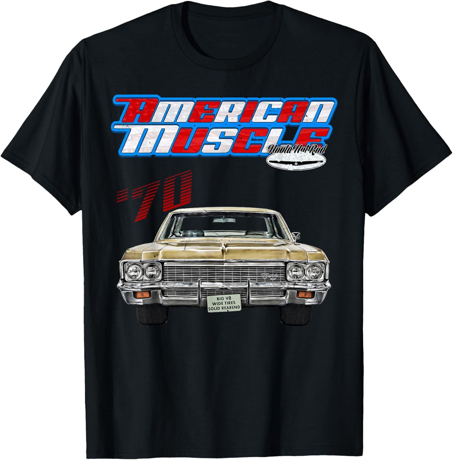 1970,Caprice,Impala,BelAir,Bel Air,DelRay,Del Ray,Muscle Car T-Shirt - T-Shirt | Black