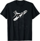 Marvel Fantastic Four Silver Surfer Space Surfing Logo T-Shirt - T-Shirt | Black