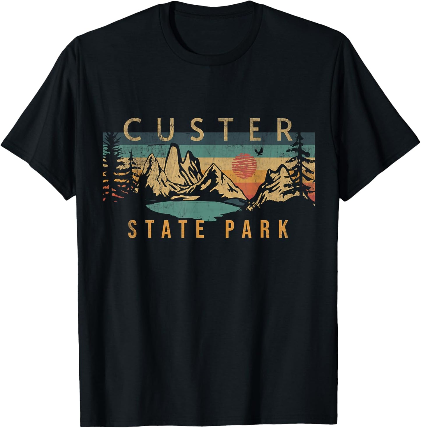 Custer State Park T-Shirt - T-Shirt | Black