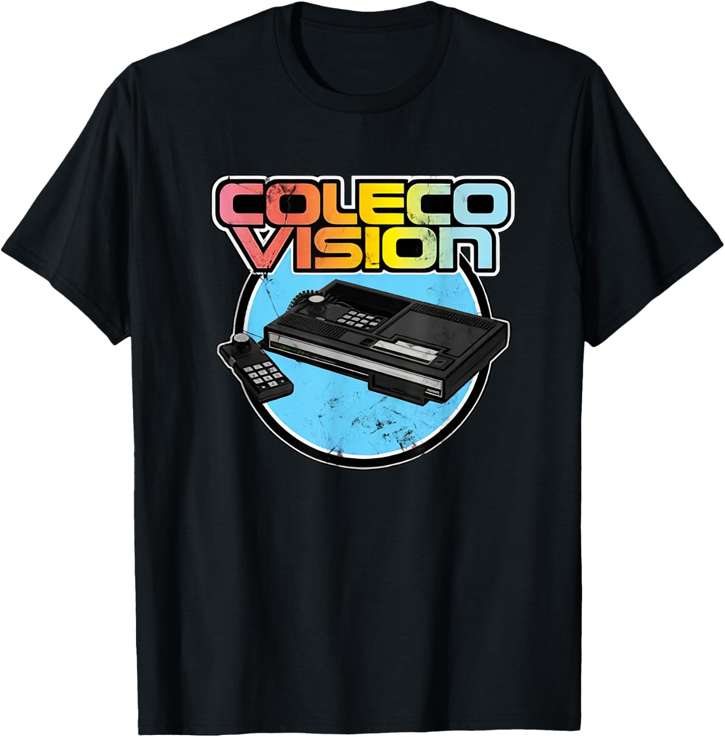 Colecovision Retro Vintage Video Game Gamer T-Shirt - T-Shirt | Black
