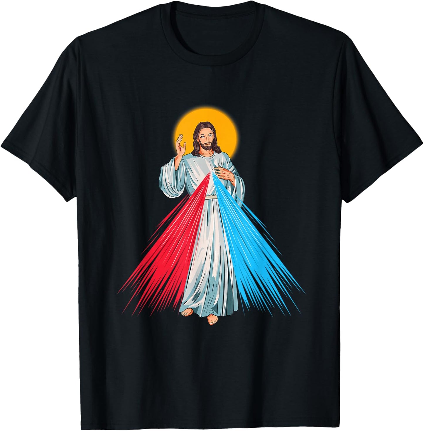 Divine Mercy of JESUS CHRIST T-Shirt - T-Shirt | Black
