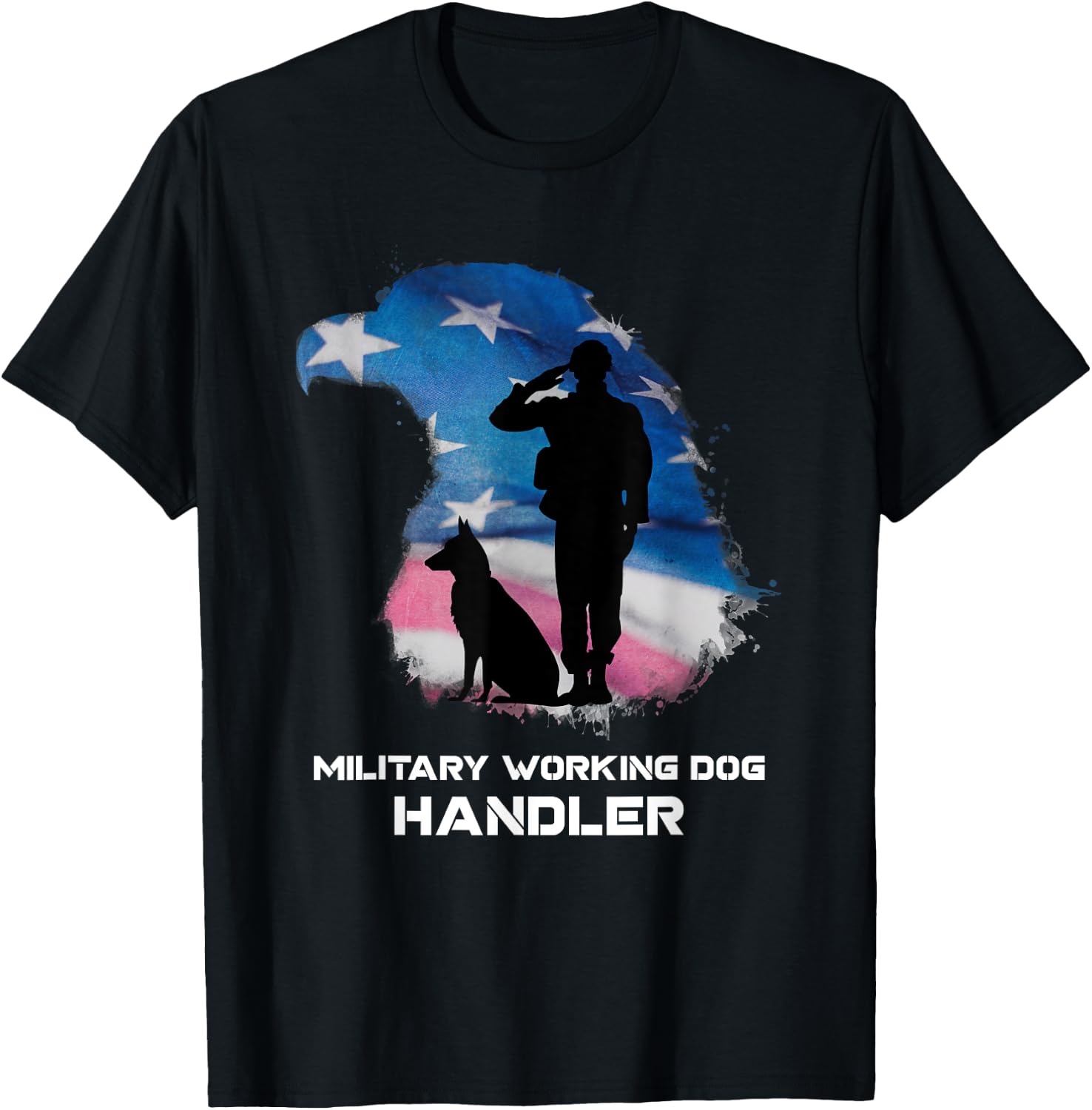 Military Working Dog Handler shirt women T-Shirt - T-Shirt | Black
