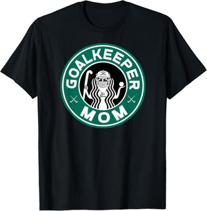 Field Hockey Goalkeeper Mom Mother of Player T-Shirt - T-Shirt | Black