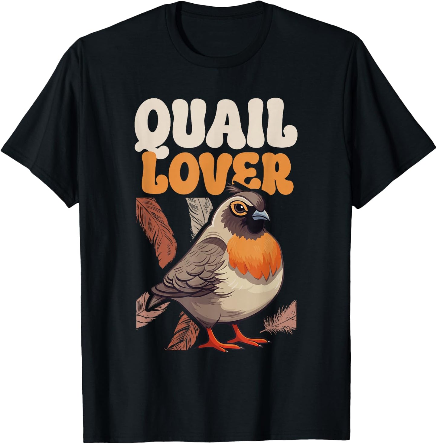 Quail Lover - Quail Breeder Quail Owner T-Shirt - T-Shirt | Black