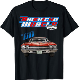 1968 Chevelle,Muscle Car,SS454,SS427,SS396,Hotrod,drag race T-Shirt - T-Shirt | Black
