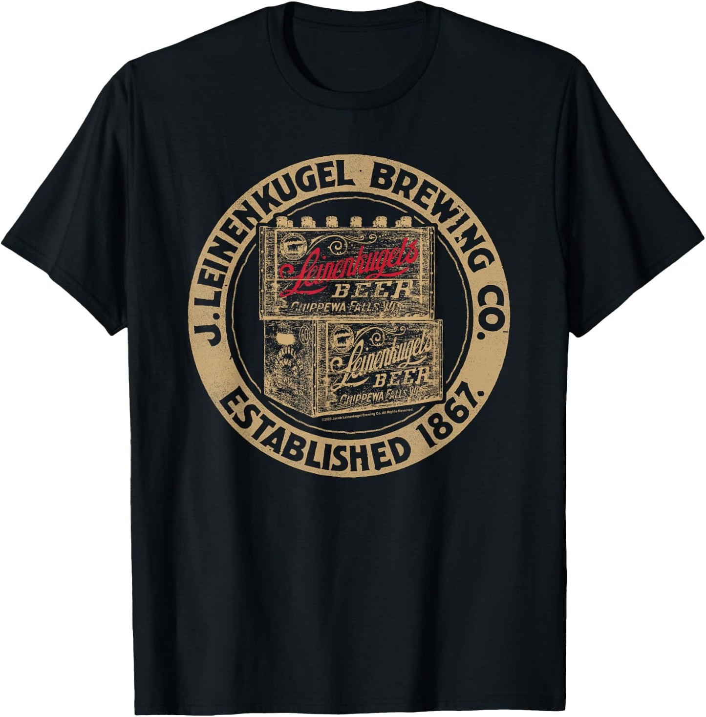 Leinenkugels - Beer Case T-Shirt - T-Shirt | Black